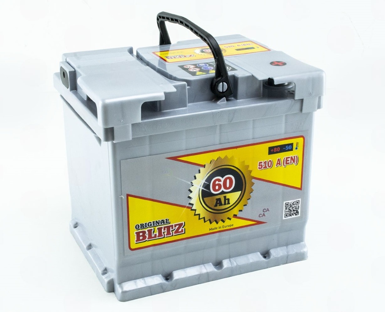 Аккумулятор Blitz  60Ач 510А Cub Silver (L1) (0) (3 года гар) прав +