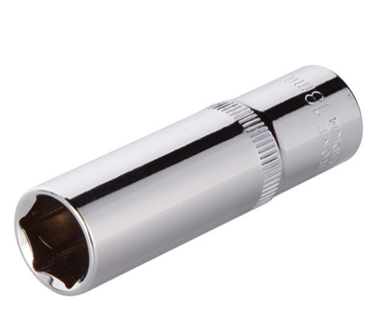 головка торцевая шестигранная 3/8"  13 мм CrV