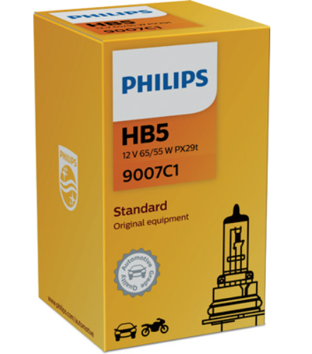 лампа НВ5 12V 65/55W PHILIPS