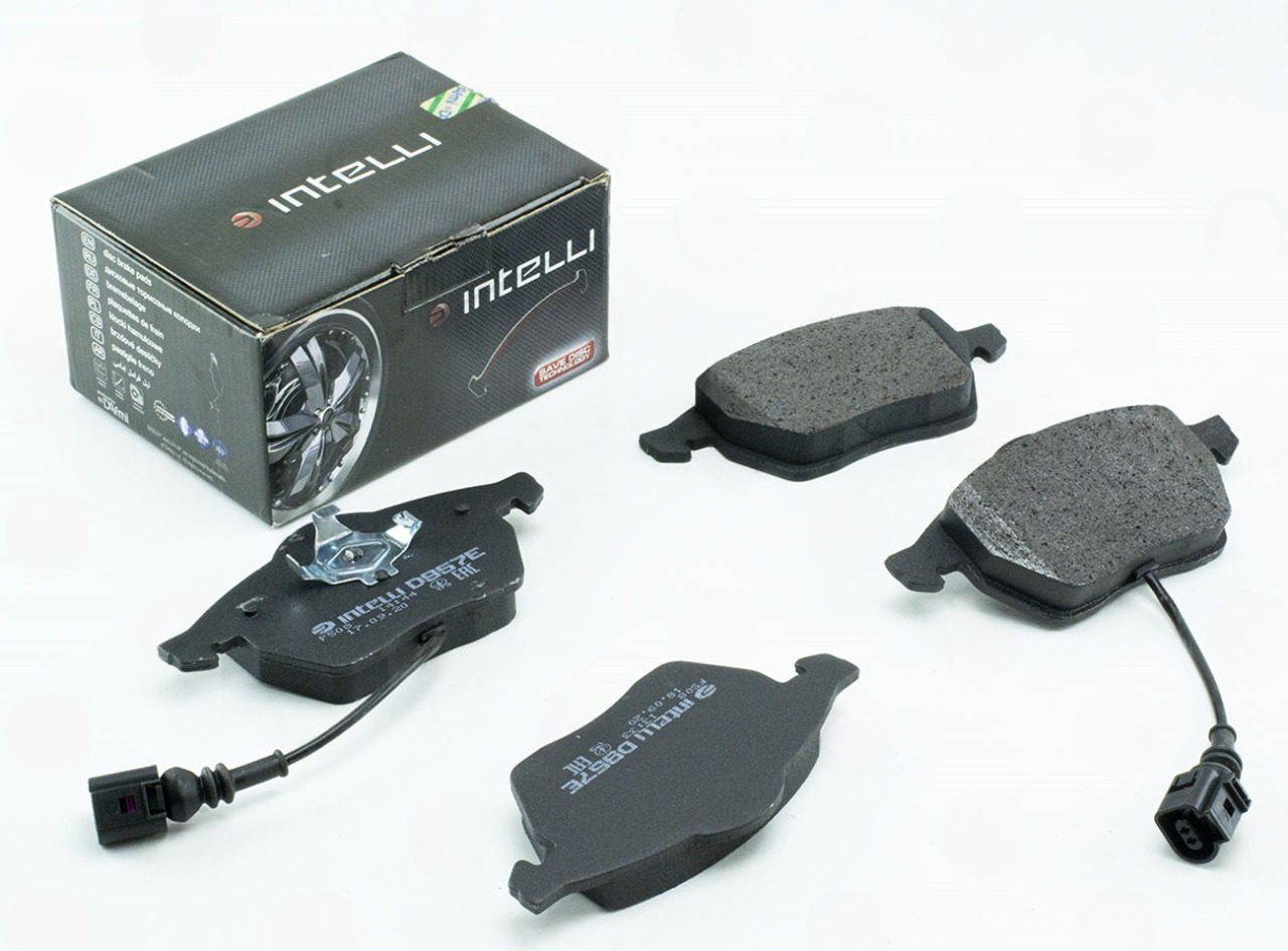 колод.торм. пер. Audi A3 96->, VW Golf V 99->, Octavia 00-> 1.8T, 1.9TDI с датч.  (Dafmi Intelli)