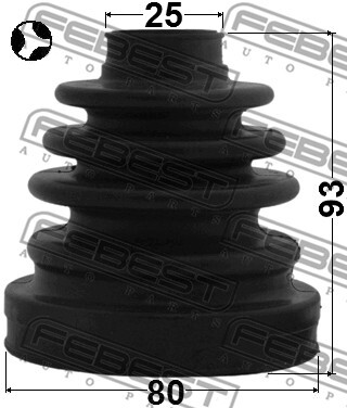 Пильовик приводу колеса