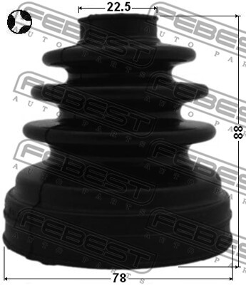 Пильовик приводу колеса