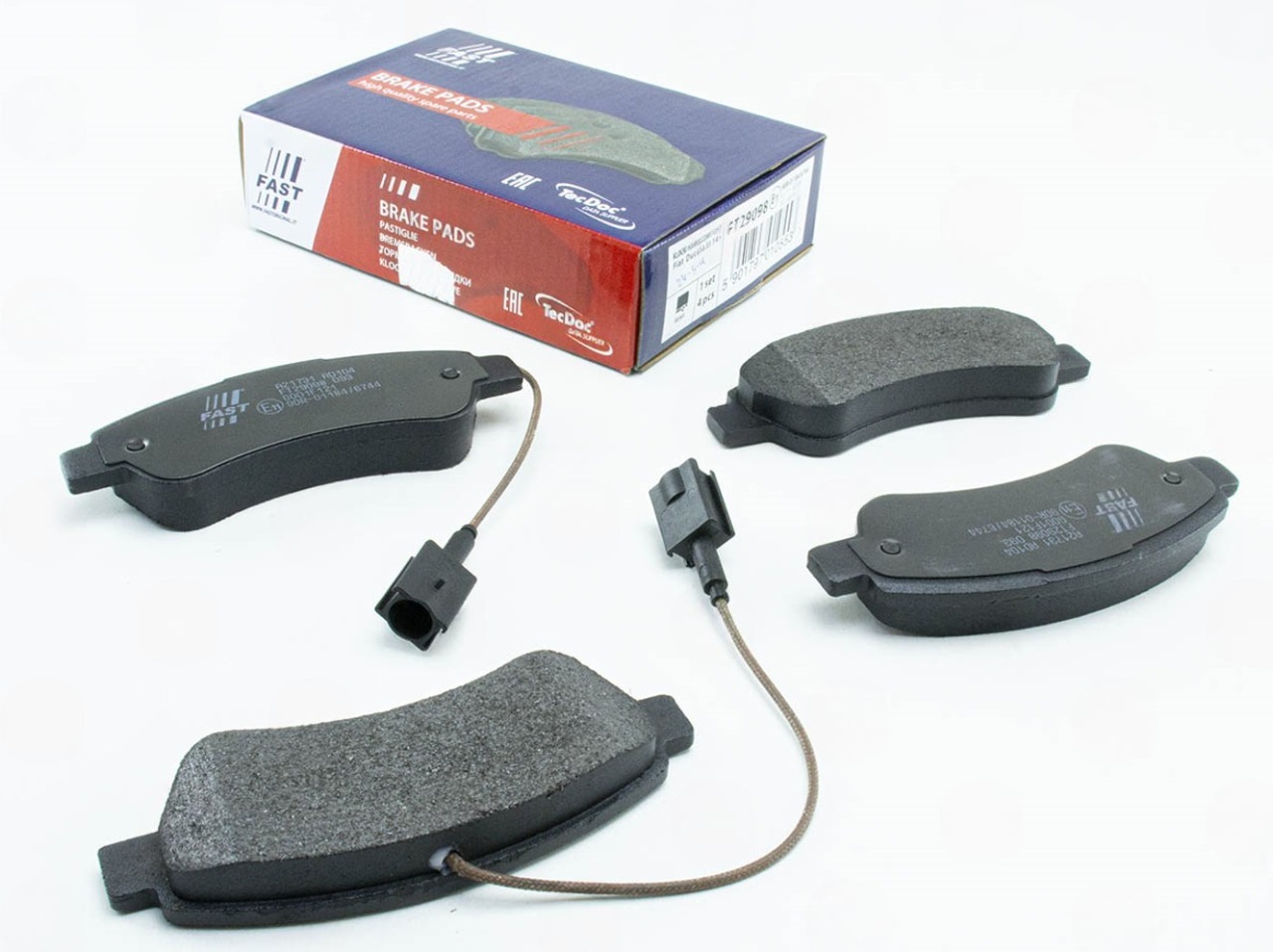 колод.торм. зад. Fiat Ducato-Peugeot Boxer 2.0-3.0HDi (06->) с датч. (FAST)