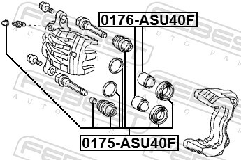 Елементи гальмівного супорта (Поршень)