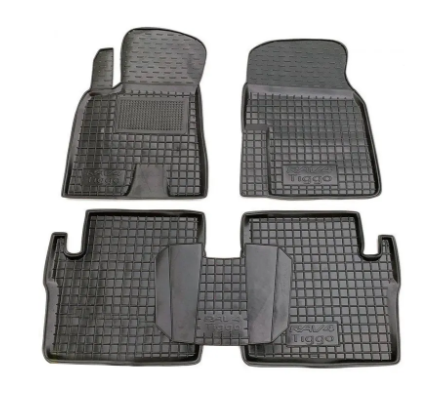 коврики салона Toyota Rav 4 2000-2004 борт 2,5см, с перемычкой