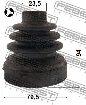 Пильовик приводу колеса