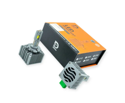 лампа LED D3 12V LY 6000K 10000L радиатор c вентилятором + обманка