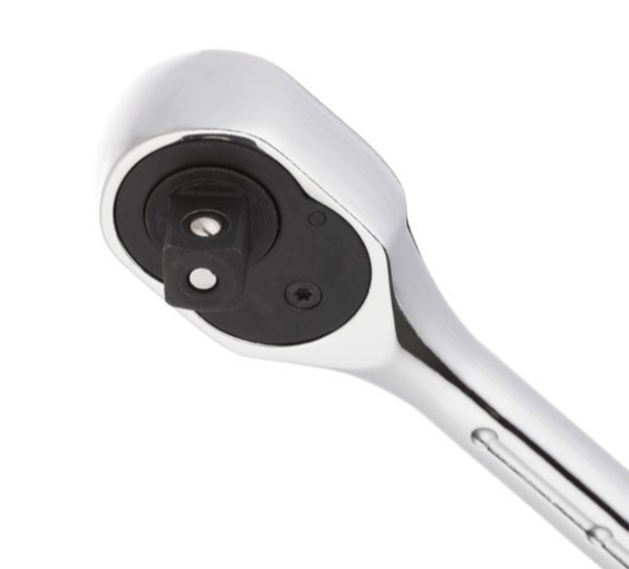 трещетка телескопическая с квадратом 1/2" 72 зуба 330-440 мм CrV Intertool ET-8006 - зображення 2