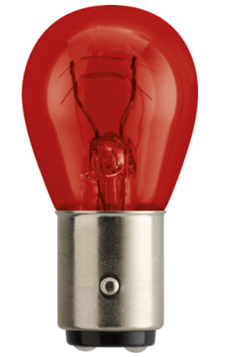 лампа A 12V PR21/5W BAW15d PHILIPS RED смещен.цоколь