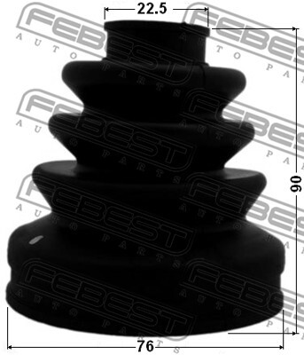 Пильовик приводу колеса