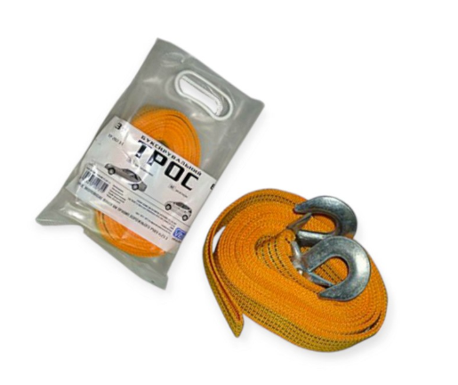 трос буксир. лента   3 т х 6,0м х 46мм крюк/оранж/кулек Vitol