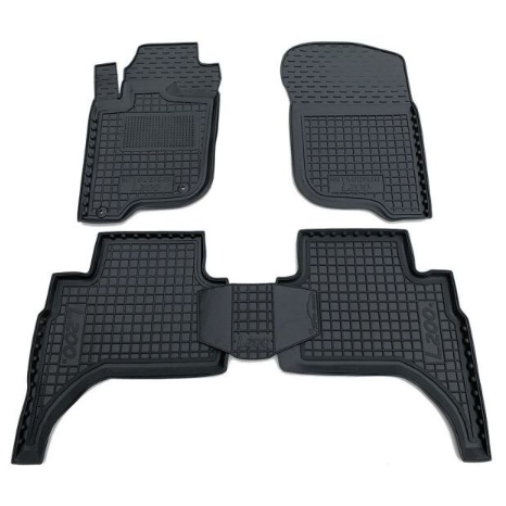 коврики салона Mitsubishi L 200 2016-> (короткая база) борт 2,5см, с перемычкой