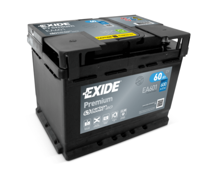Аккумулятор EXIDE Премиум-60Ah| EN 600 | 242x175x190 (ДхШхВ)