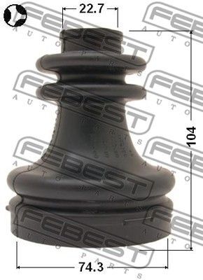 Пильовик приводу колеса