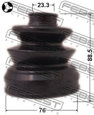 Пильовик приводу колеса