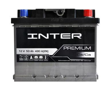 Аккумулятор  INTER  50Ач 480A Premium (L1) (1)