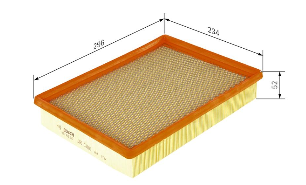 Повітряний фільтр 1 987 429 193 - зображення 2