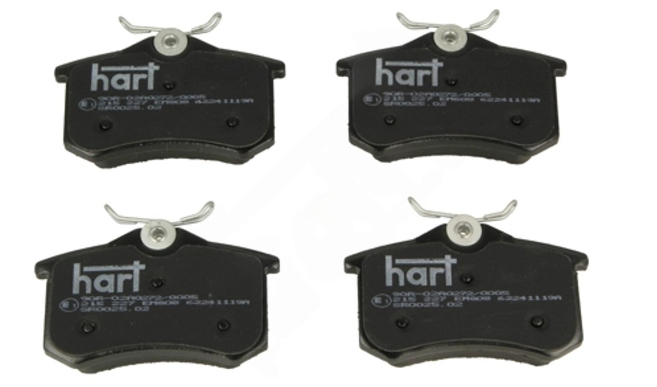 колод.торм. зад. VW Golf IV 99->, Passat B5 (96-05), Skoda Octavia 00-> 1.8T,1.9TDI  (HART)