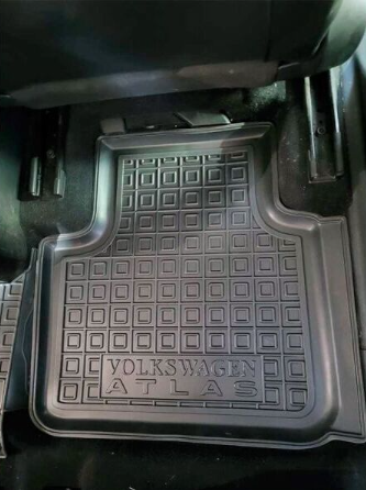 коврики салона VW Atlas 2016-2020 борт 2,5см, с перемычкой 11982 - зображення 3
