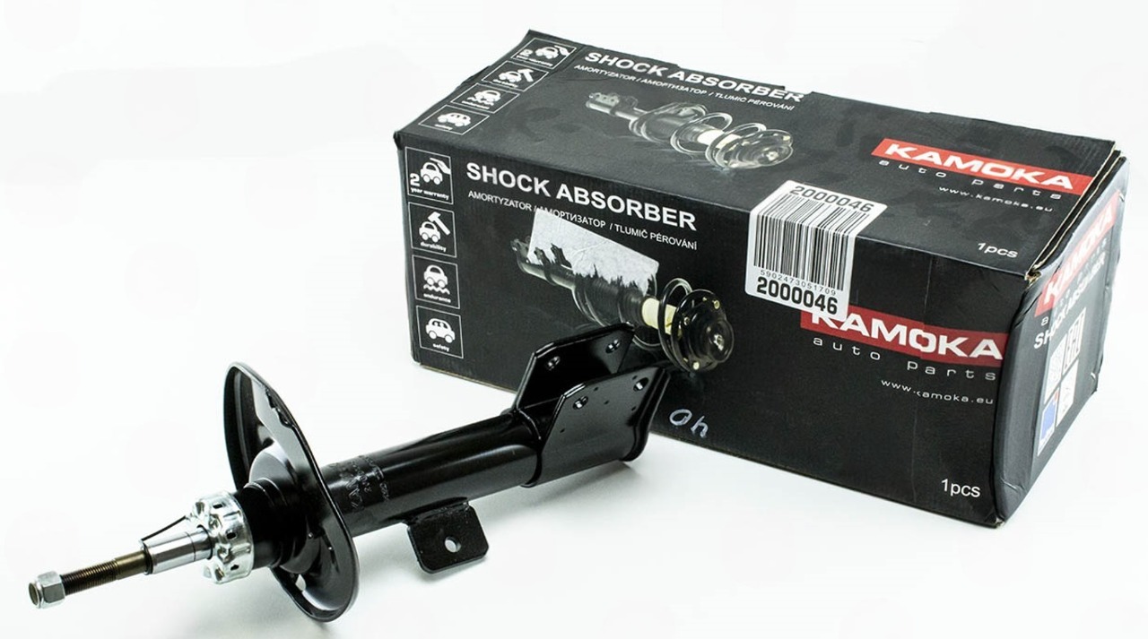 амортизатор пер. Citroen Berlingo-Peugeot Partner 08-> левый L,  газ.  (KAMOKA) замена номера