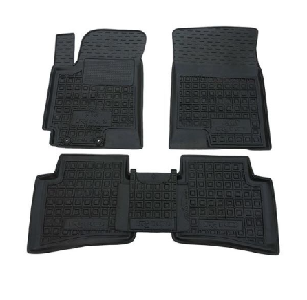 коврики салона Kia Rio 2017-2023 борт 2,5см, с перемычкой