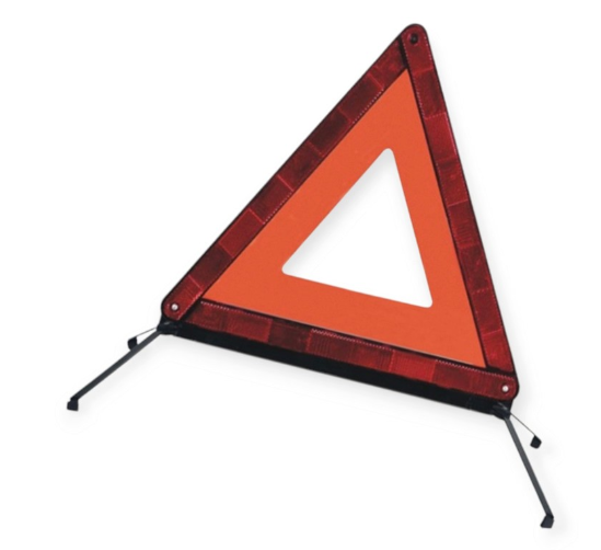 знак аварийной остановки в пласт. уп. боковые опоры усиленный  Lavita