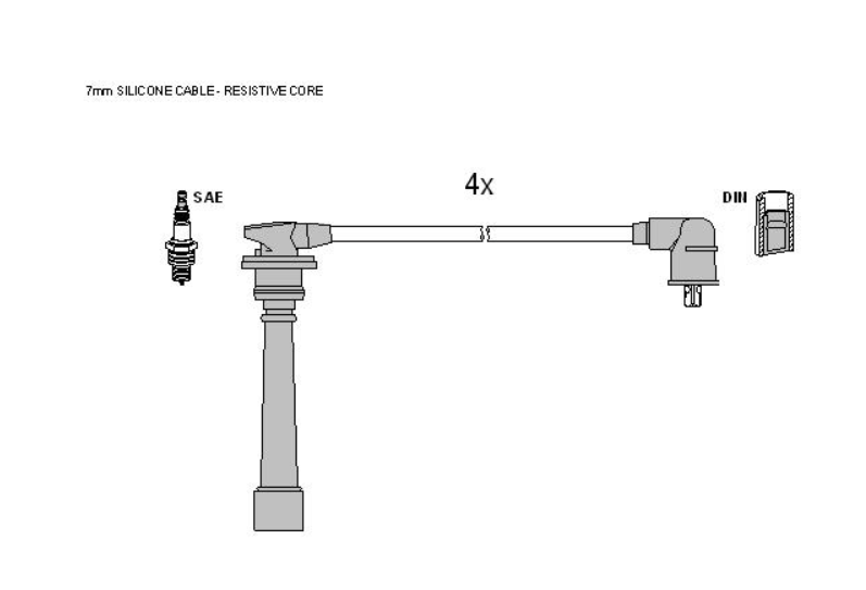 Комплект кабелiв запалювання
