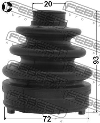 Пильовик приводу колеса