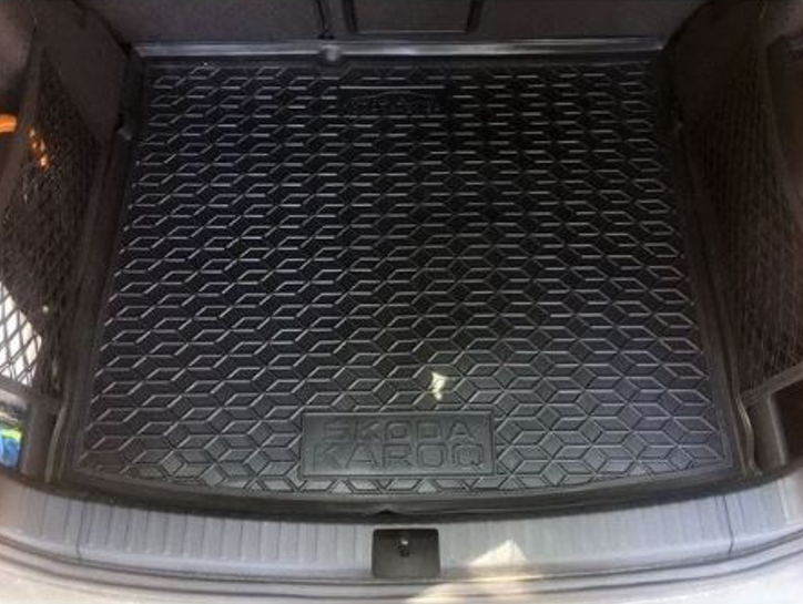 коврик багажника Skoda Karoq 2017-> полноразмер. без ушей
