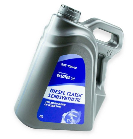 масло Lotos 10W-40 Diesel Classic Semisynthetic CE/SF, A3/B4 (5л)