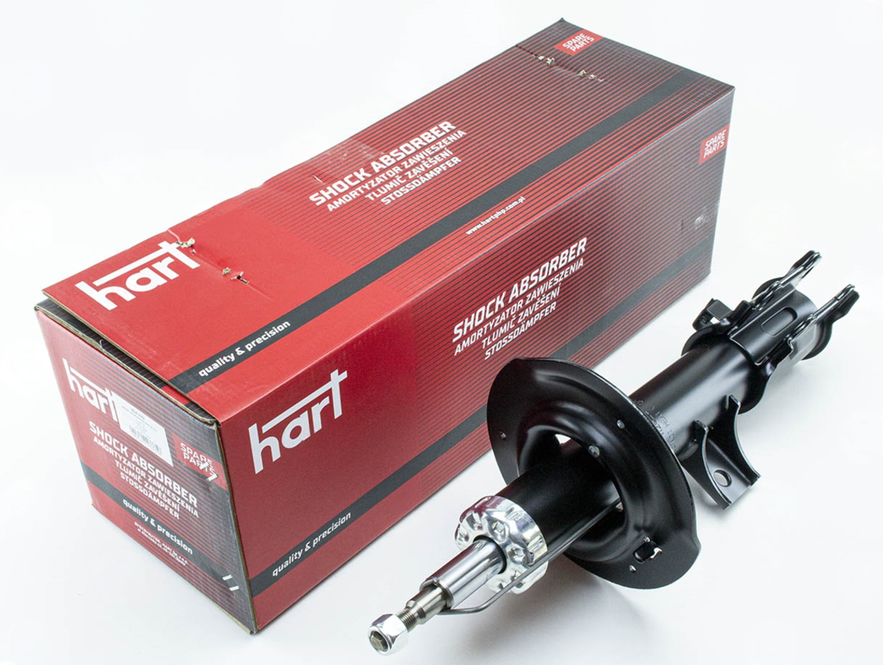 амортизатор пер. Kia Sportage, Hyundai iX35 10-> левый L  (HART)
