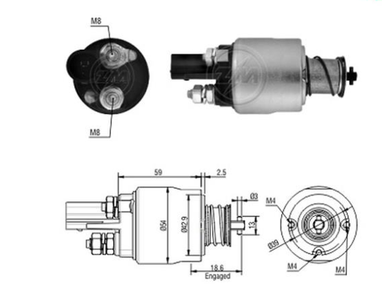 Втягивающее реле стартера