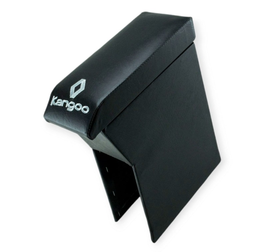 подлокотник Renault Kangoo  черный  с вышивкой (кожзам)