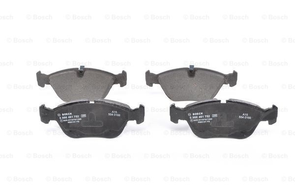 Гальмівні колодки дискові 0986461752 - зображення 3