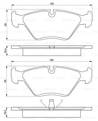 Гальмівні колодки дискові 0986461752 - зображення 7