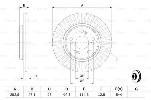 Гальмівний диск 0986479456 - зображення 5