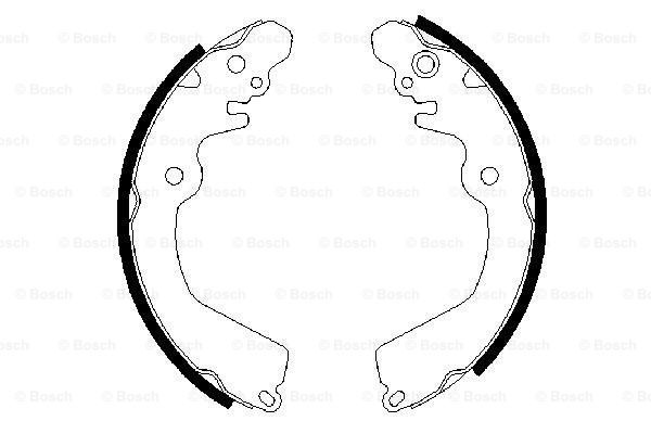 Гальмівні колодки барабанні