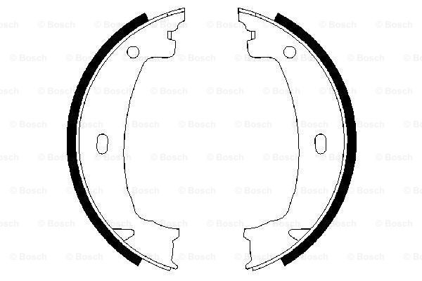 Гальмівні колодки барабанні 0986487608 - зображення 5