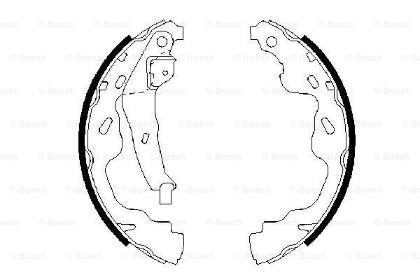 Гальмівні колодки барабанні