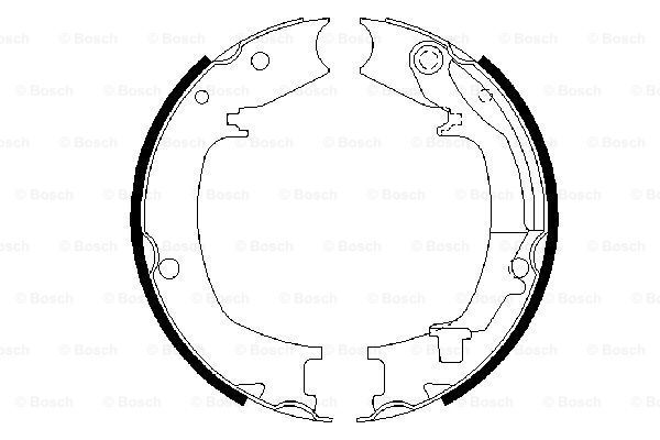Гальмівні колодки барабанні
