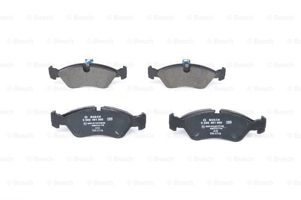 Гальмівні колодки дискові 0986491900 - зображення 3