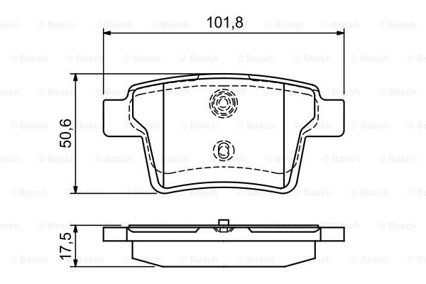 Гальмівні колодки дискові 0986494076 - зображення 7