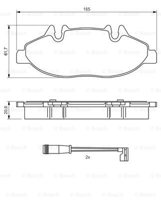 Гальмівні колодки дискові 0986494081 - зображення 7