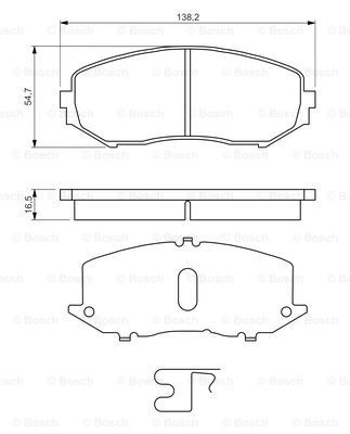 Гальмівні колодки дискові 0986494241 - зображення 7