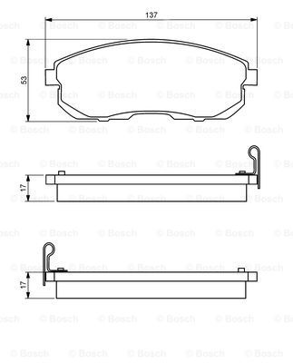 Гальмівні колодки дискові 0986494277 - зображення 7