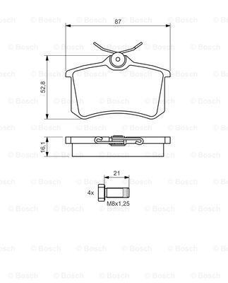 Гальмівні колодки дискові 0986494399 - зображення 7