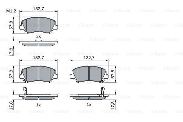 Гальмівні колодки дискові 0986494563 - зображення 7