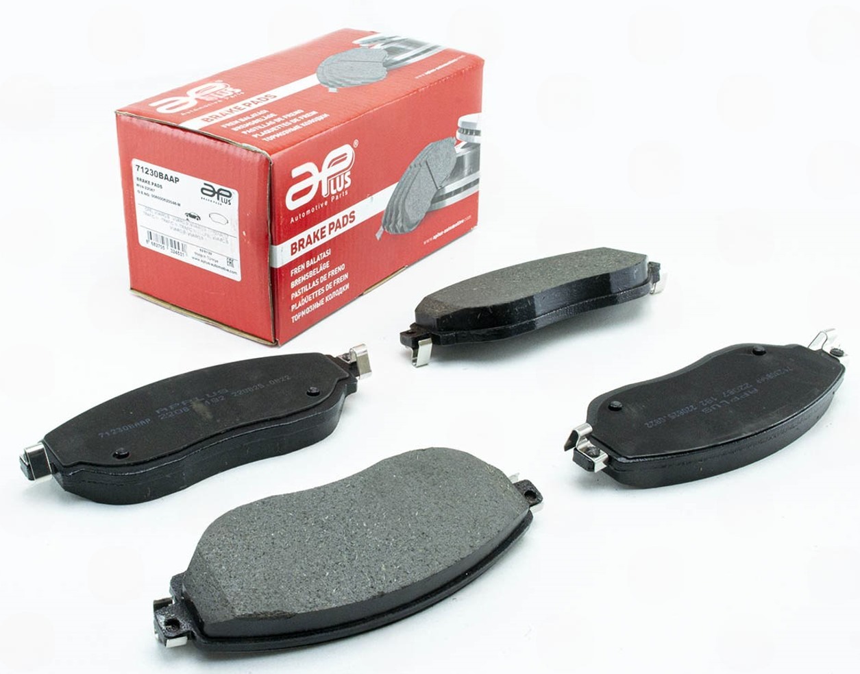 колод.торм. пер. Renault Trafic-Opel Vivaro 14->  (APLUS)