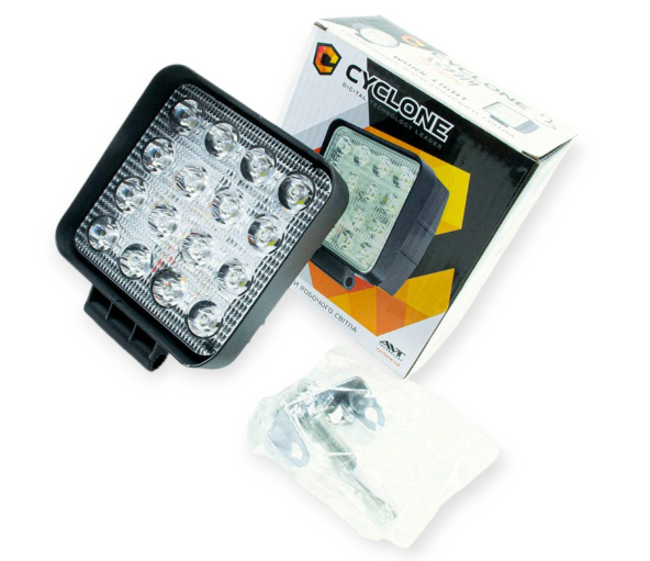 фара дополнительная LED 117х117х47 (Д/В/Ш) 48W дальний
