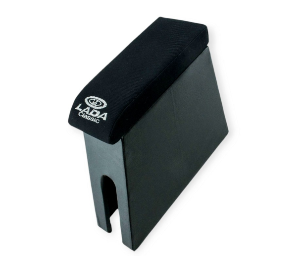 подлокотник ВАЗ 2101-06  черный  с вышивкой (автовелюр)